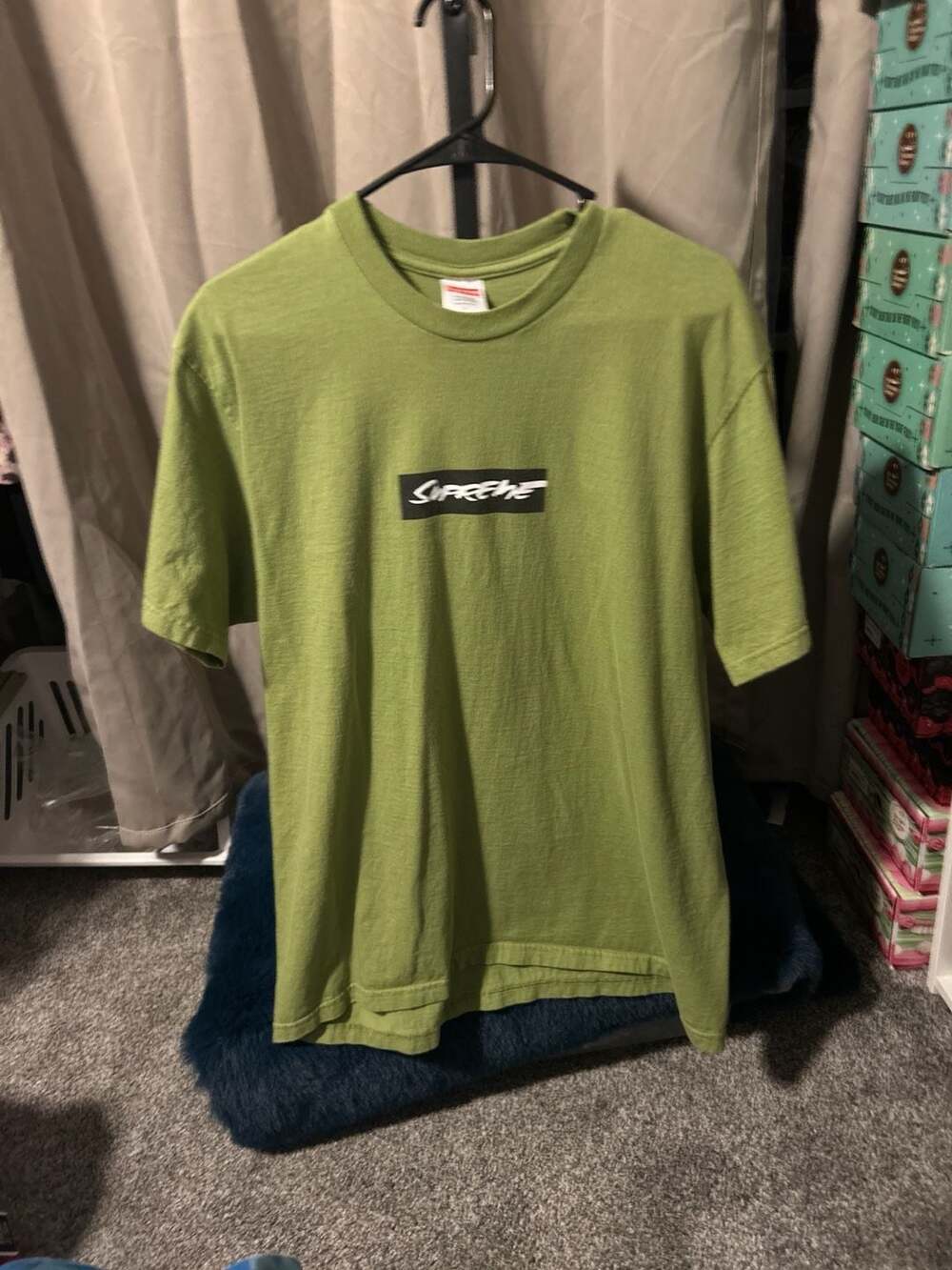 Supreme Futura Box Logo Tee Moss SS24